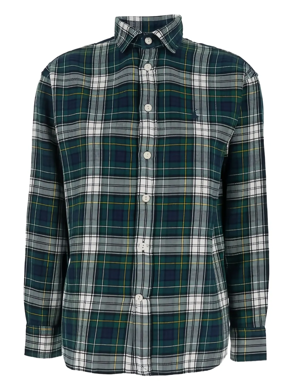 

Рубашка из хлопка в клетку POLO RALPH LAUREN, зеленый