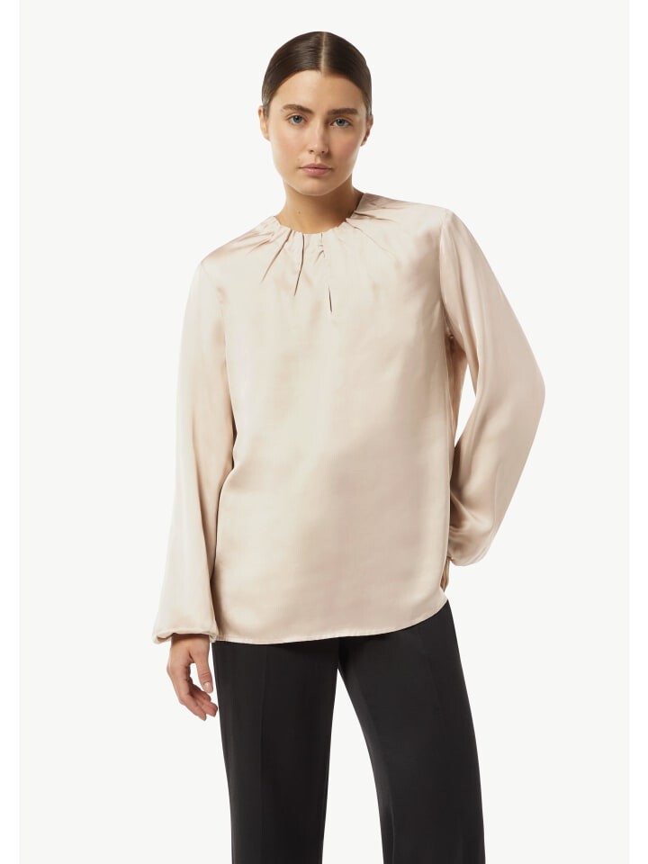 

Блуза comma Bluse langarm, бежевый
