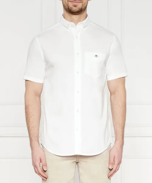 

Обычная поплиновая рубашка Regular fit Gant, белый