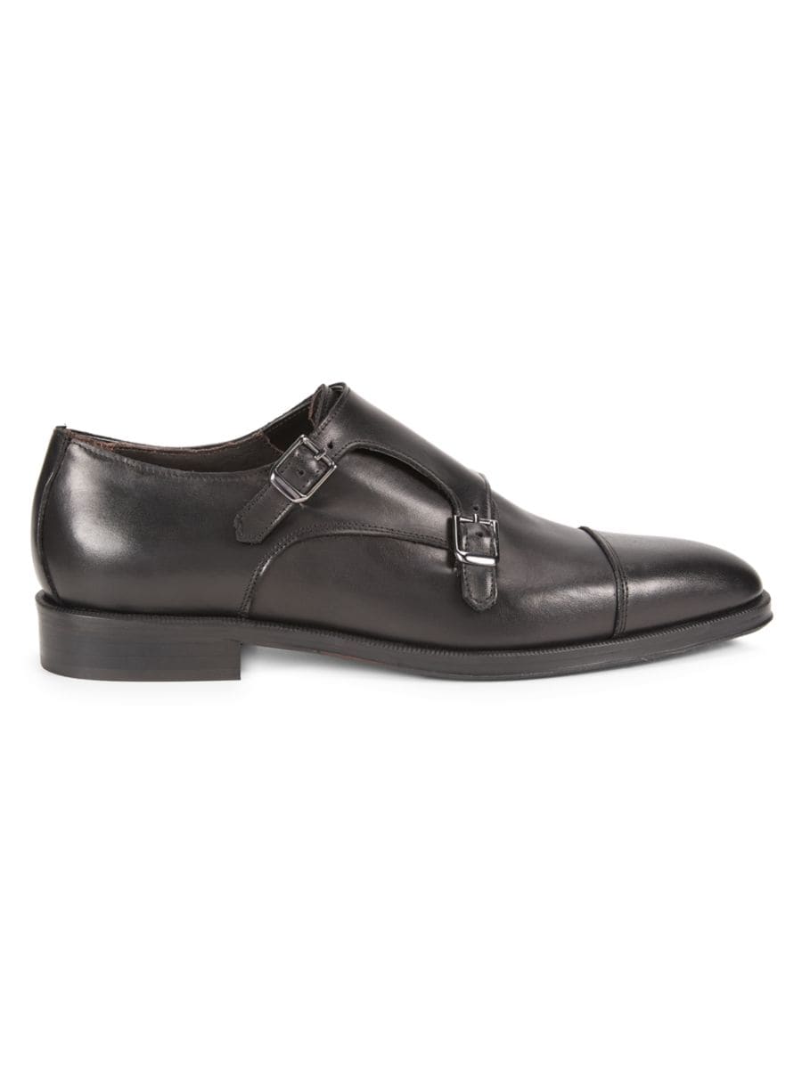 

Кожаные туфли Pendleton Monk Strap To Boot New York, цвет Nero