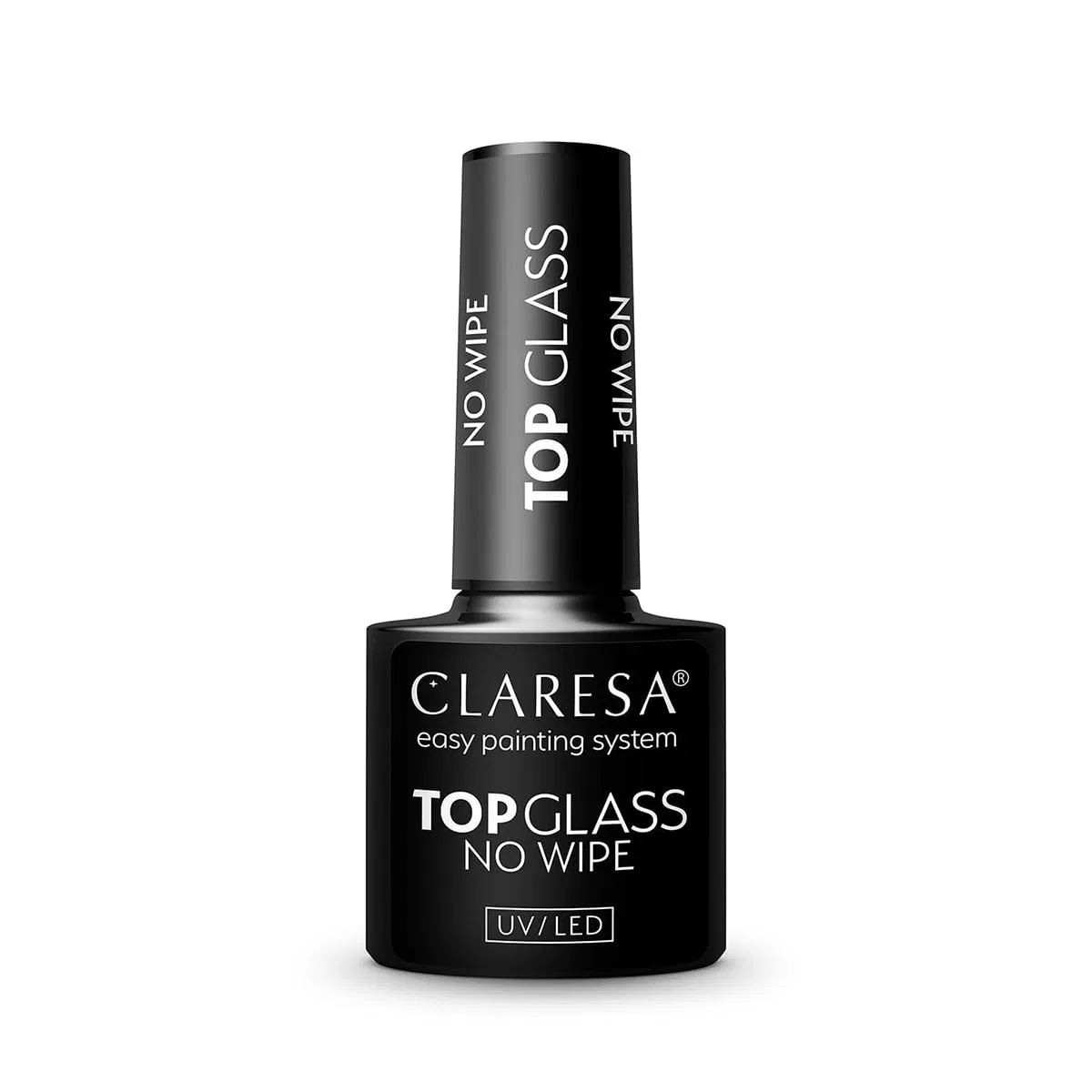 Верхнее покрытие для УФ-гель-лаков Top Glass No Wipe 5 мл от Claresa Claresa
