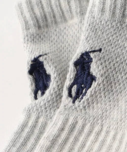Женские носки для кроссовок POLO RALPH LAUREN из органического хлопка с махровой подошвой, модель 03207894 — фото 2