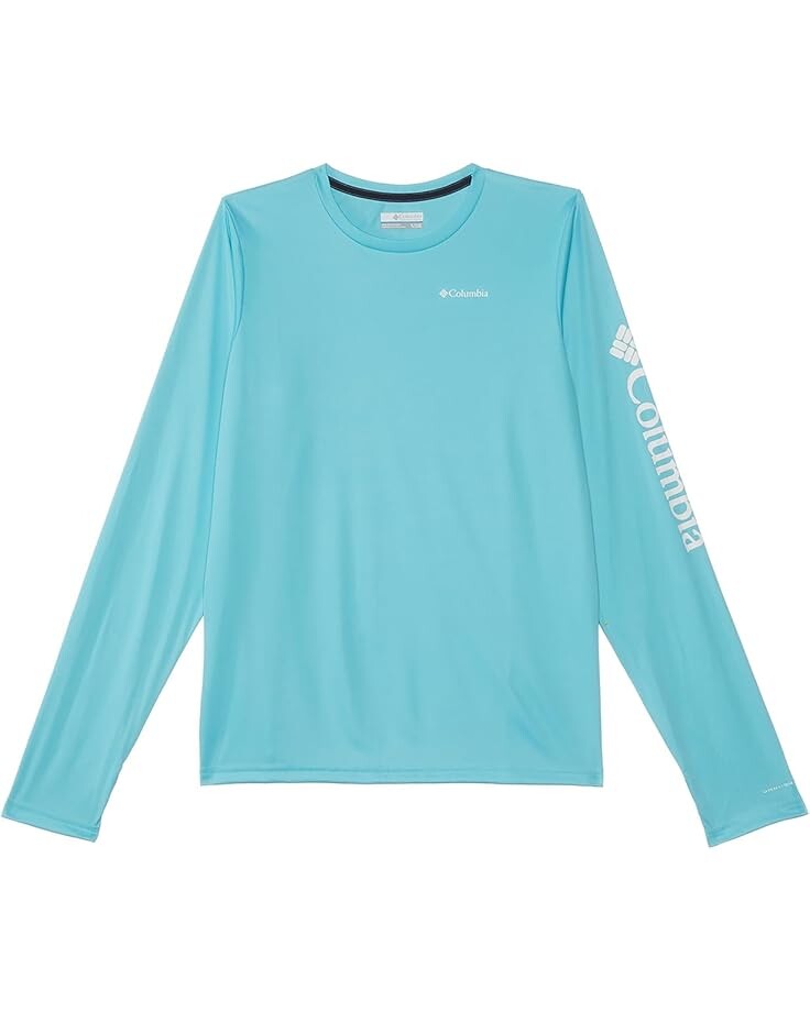 

Рубашка Columbia Kids Fork Stream Long Sleeve Shirt, цвет Aquamarine