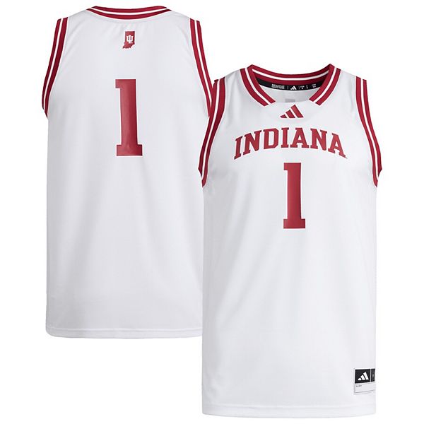 

Мужская реплика свитшота Indiana Hoosiers #1 белого цвета Adidas, Белый, Мужская реплика свитшота Indiana Hoosiers #1 белого цвета Adidas