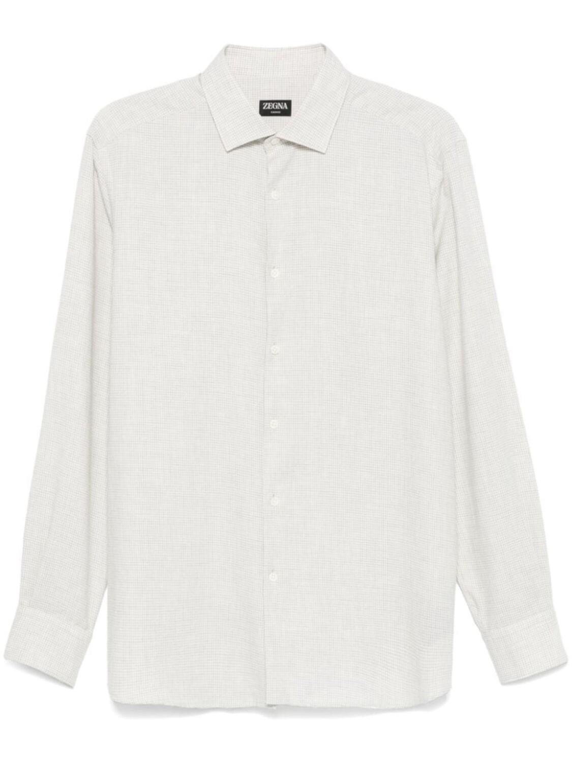 

Zegna рубашка в клетку, зеленый