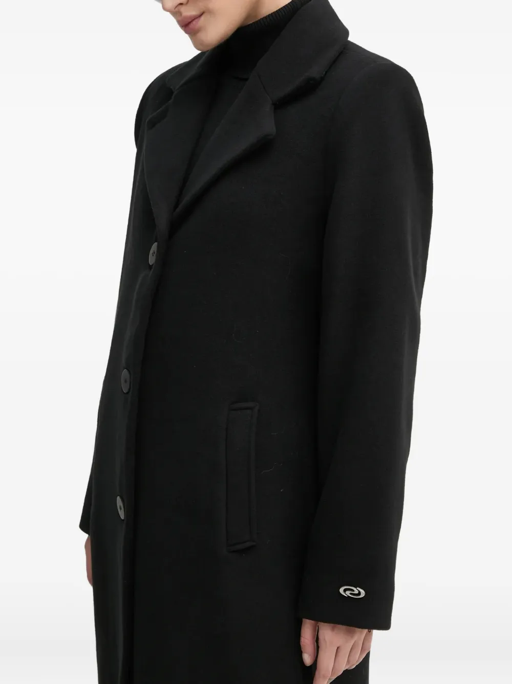 

Пальто с карманами на пуговицах Résumé, черный