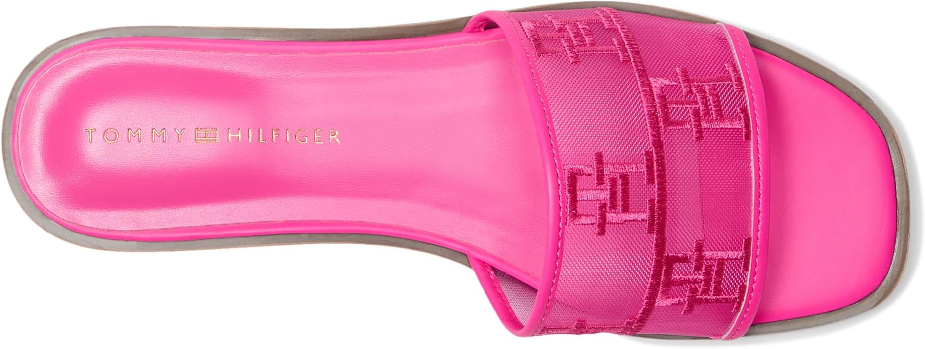 Сандалии Tommy Hilfiger Tesia, цвет Medium Pink Mesh Logo — фото 2