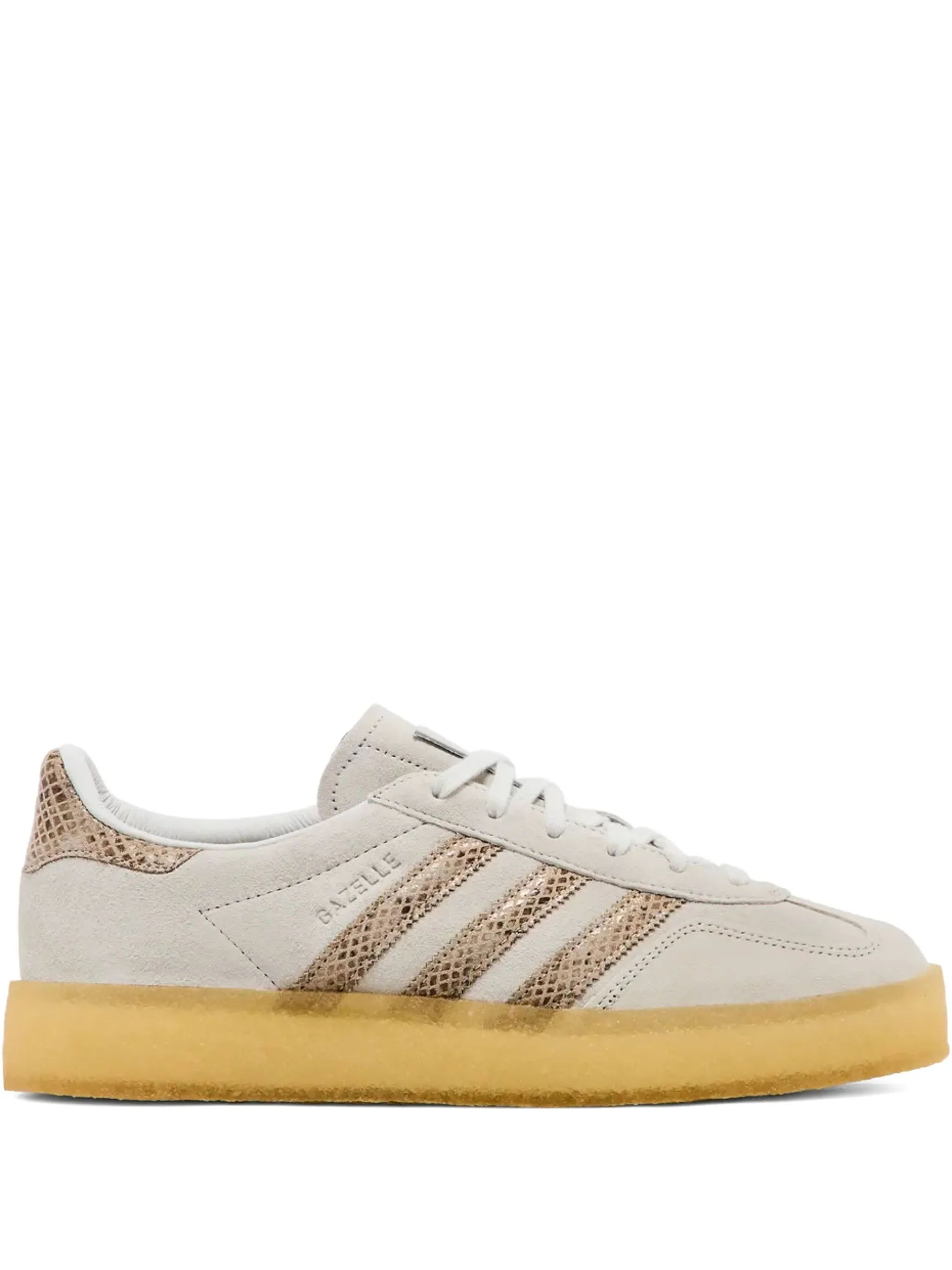 

Кроссовки 8th Street Gazelle Indoor Ronnie Fieg Molecule Exclusive из коллаборации с Clarks Adidas, бежевый