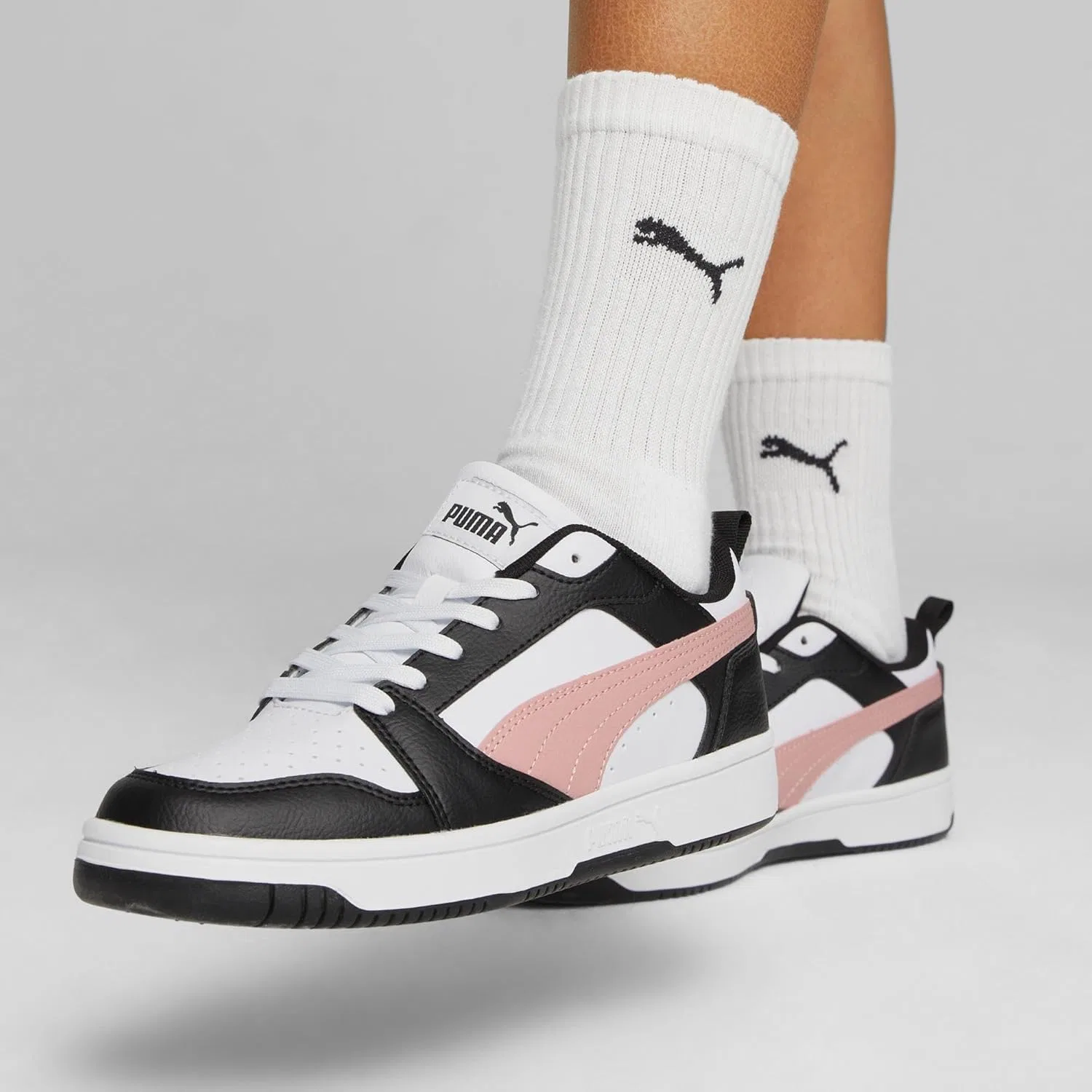 Кроссовки PUMA Unisex Rebound V6 Low, 2-White — фото 2