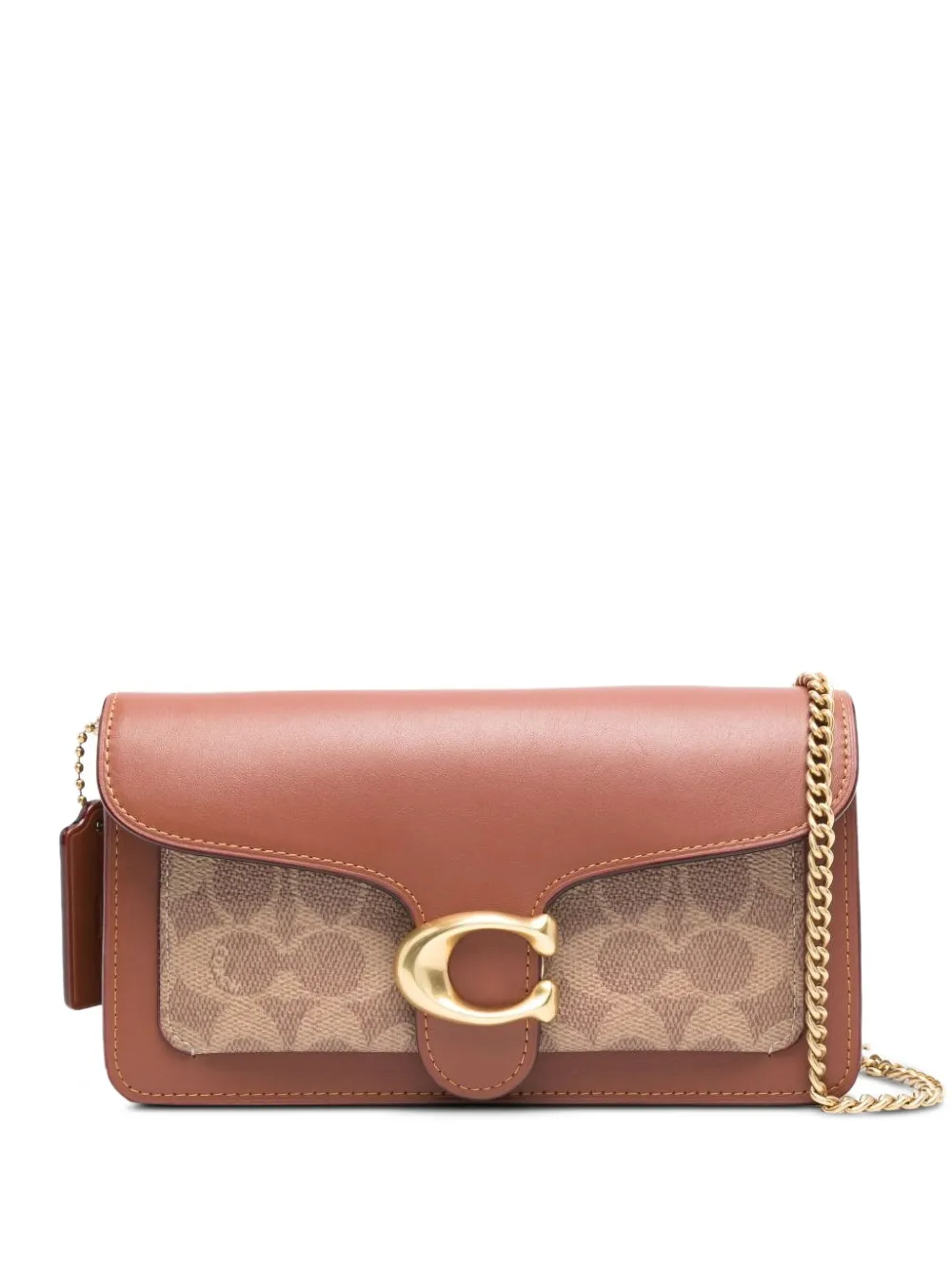 

Мини-клатч через плечо Tabby Coach, коричневый