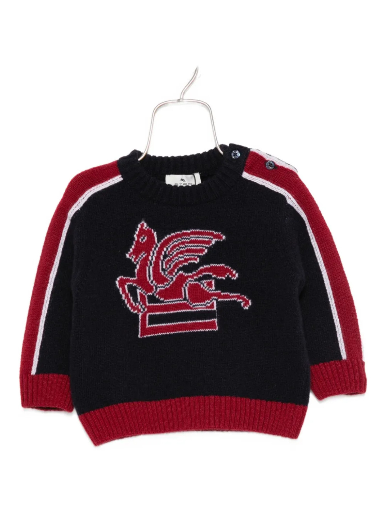 

Свитер с мотивом Пегаса ETRO KIDS, синий