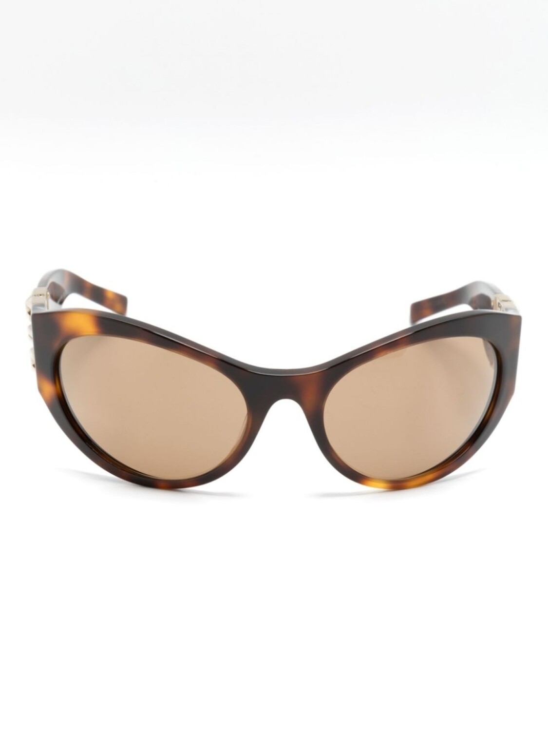 

Большая оправа с мотивом 4G Солнцезащитные очки Givenchy Eyewear, коричневые