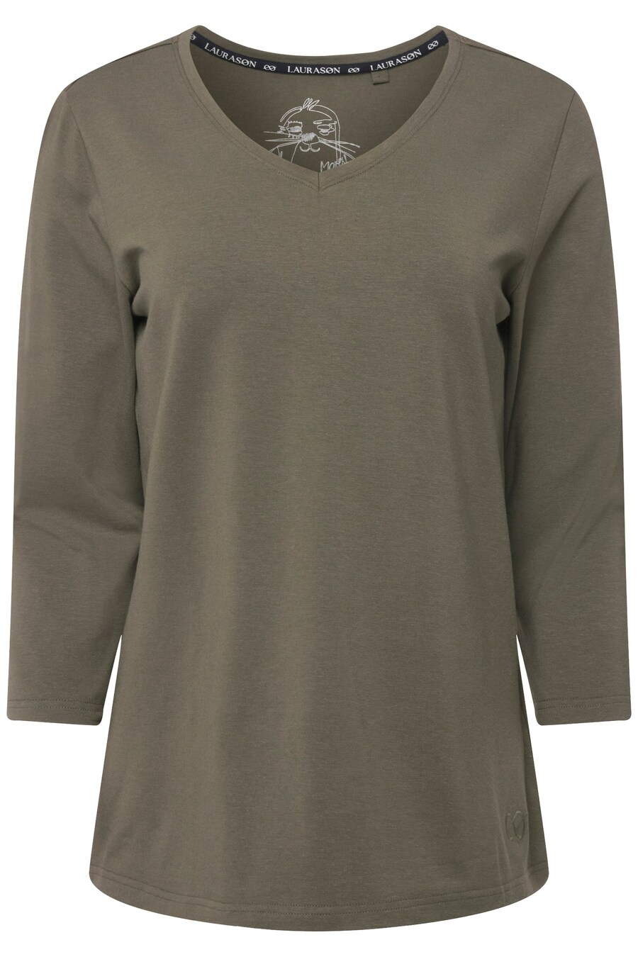 

Рубашка LAURASØN, цвет Green/Khaki/Dark green