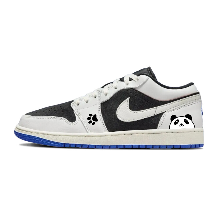 

Кроссовки Air JORDAN 1 Vintage Basketball Shoes Men Low-Top Black White, Черный, Кроссовки Air JORDAN 1 Vintage Basketball Shoes Men Low-Top Black White