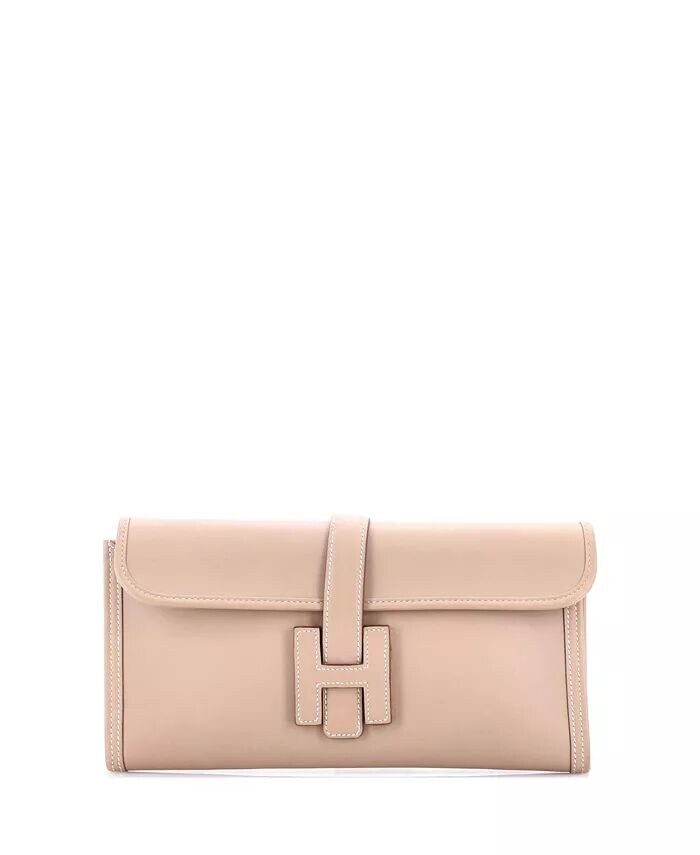 

29 Джиге Элан Клатч Свифт Pre-Owned HERMÉS, коричневый/бежевый
