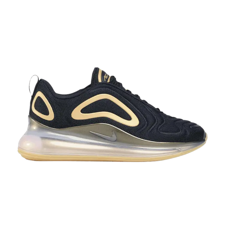 

Кроссовки Nike Air Max 720 'Black Metallic Gold', черный