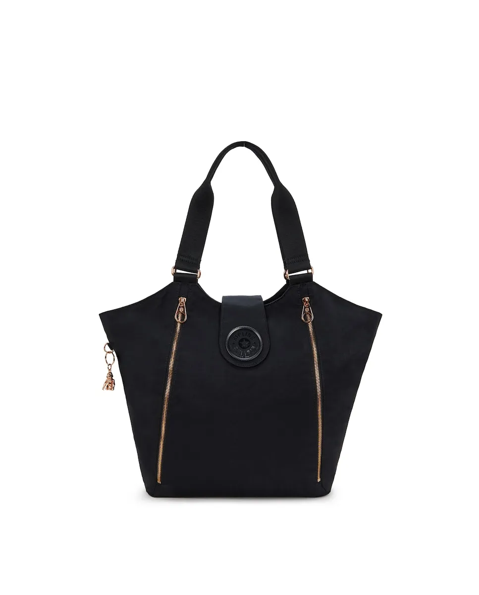 

Средняя сумка через плечо на молнии Kipling, черный