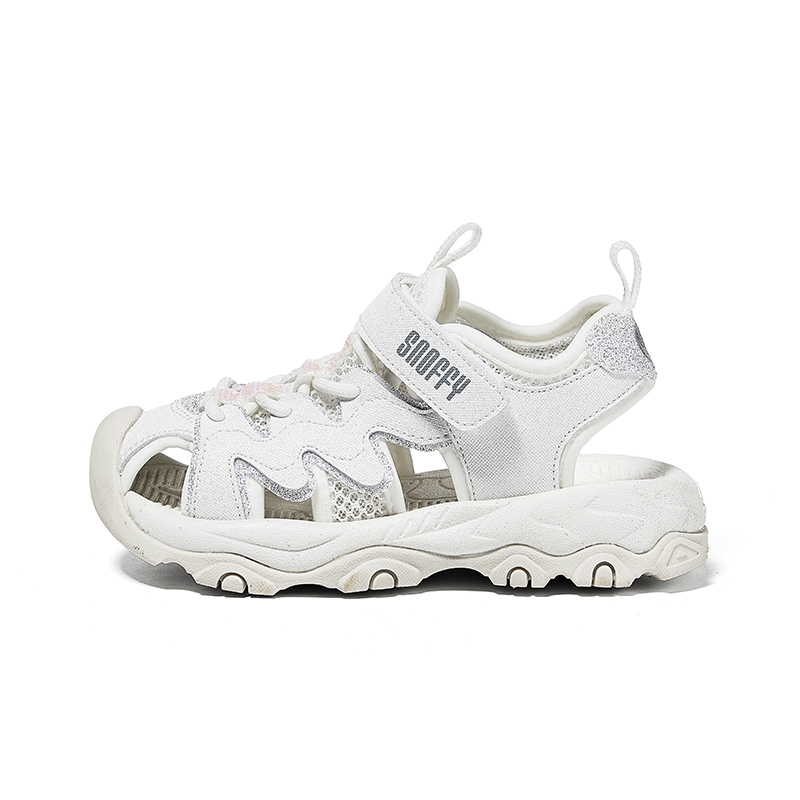 

Нескользящие водонепроницаемые детские сандалии для детей Snoffy, бежевый/синий/белый