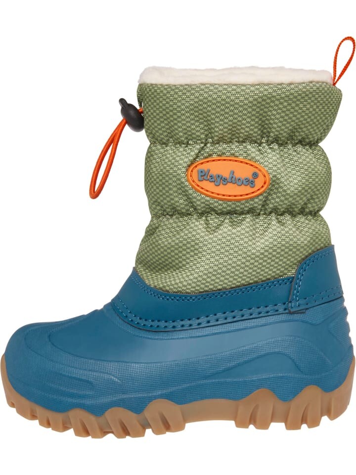 

Сапоги Playshoes Winter-Bootie uni, цвет petrol