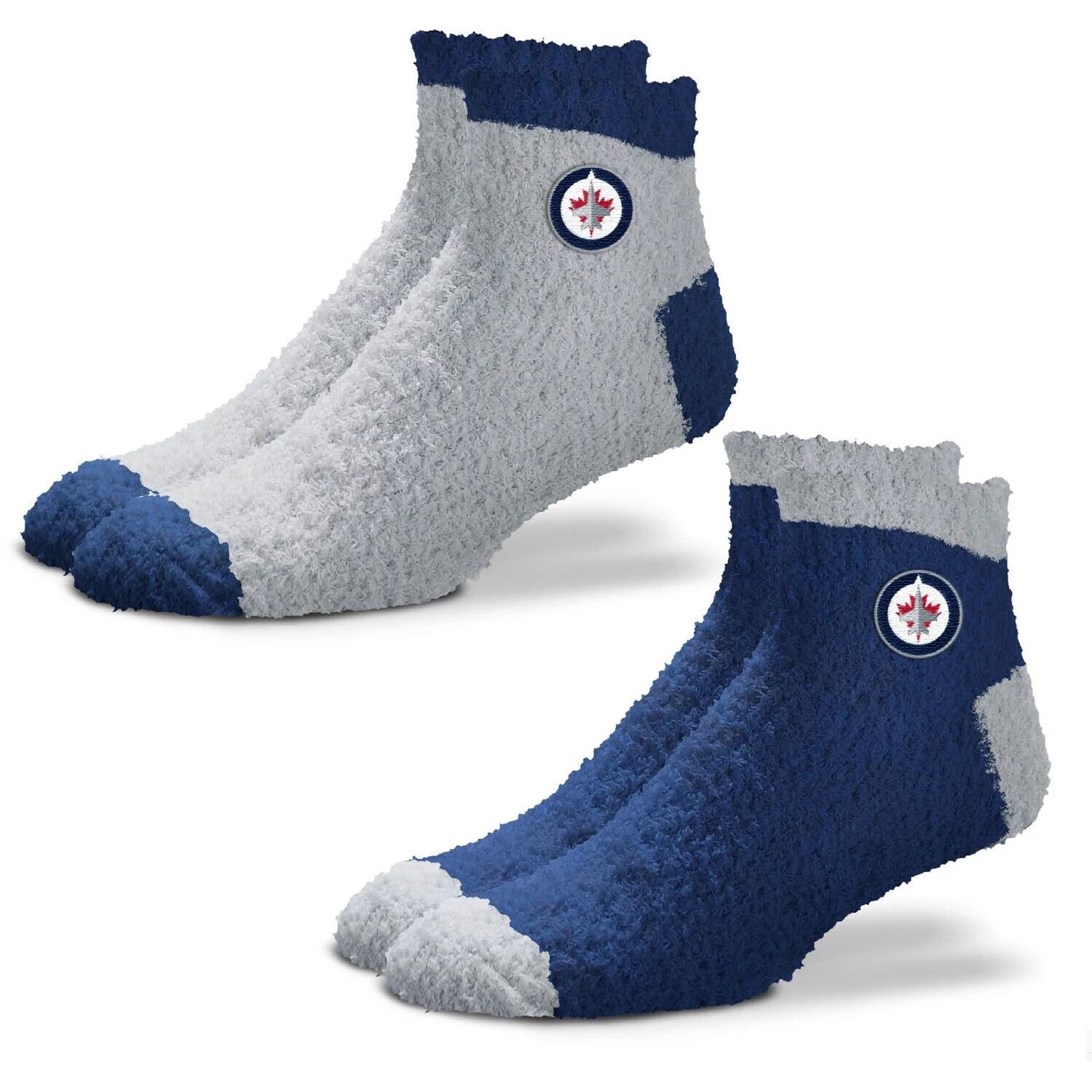 

Женские комплекты из 2 мягких носков для сна Winnipeg Jets для босых ног Team Team