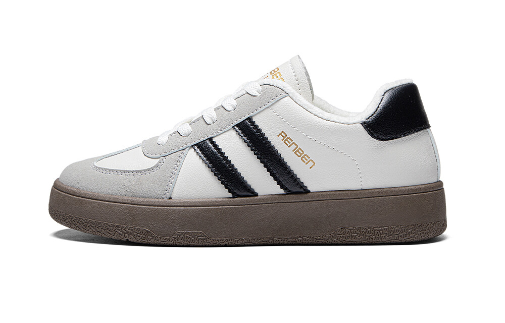 

Кроссовки RENBEN Skateboarding Shoes Unisex Low-top, черный