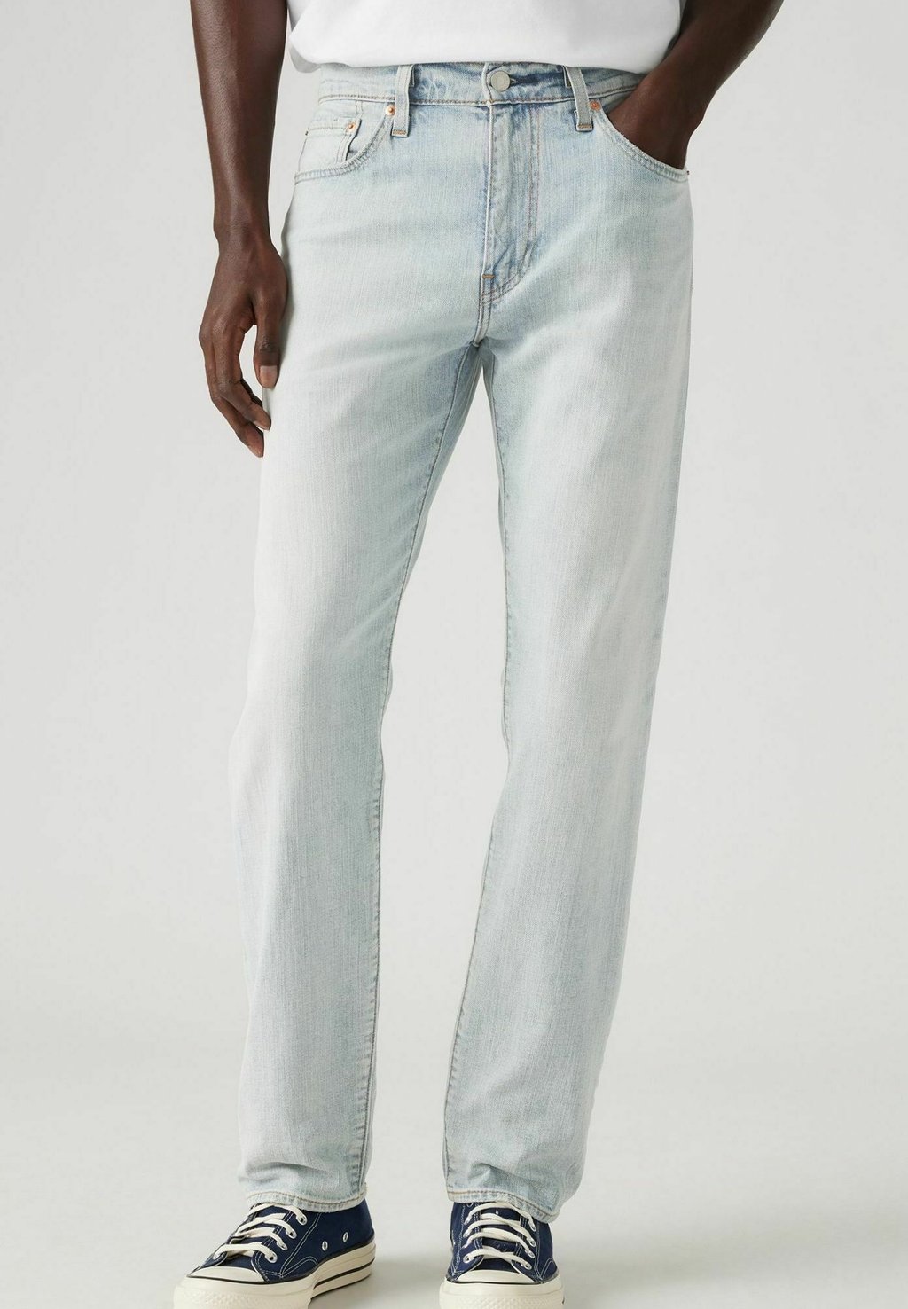 

Зауженные джинсы 502 TAPER LIGHTWEIGHT LINEN+ DENIM JEANS - Straight leg jeans Levi's, цвет Richmond Blue Black-1638