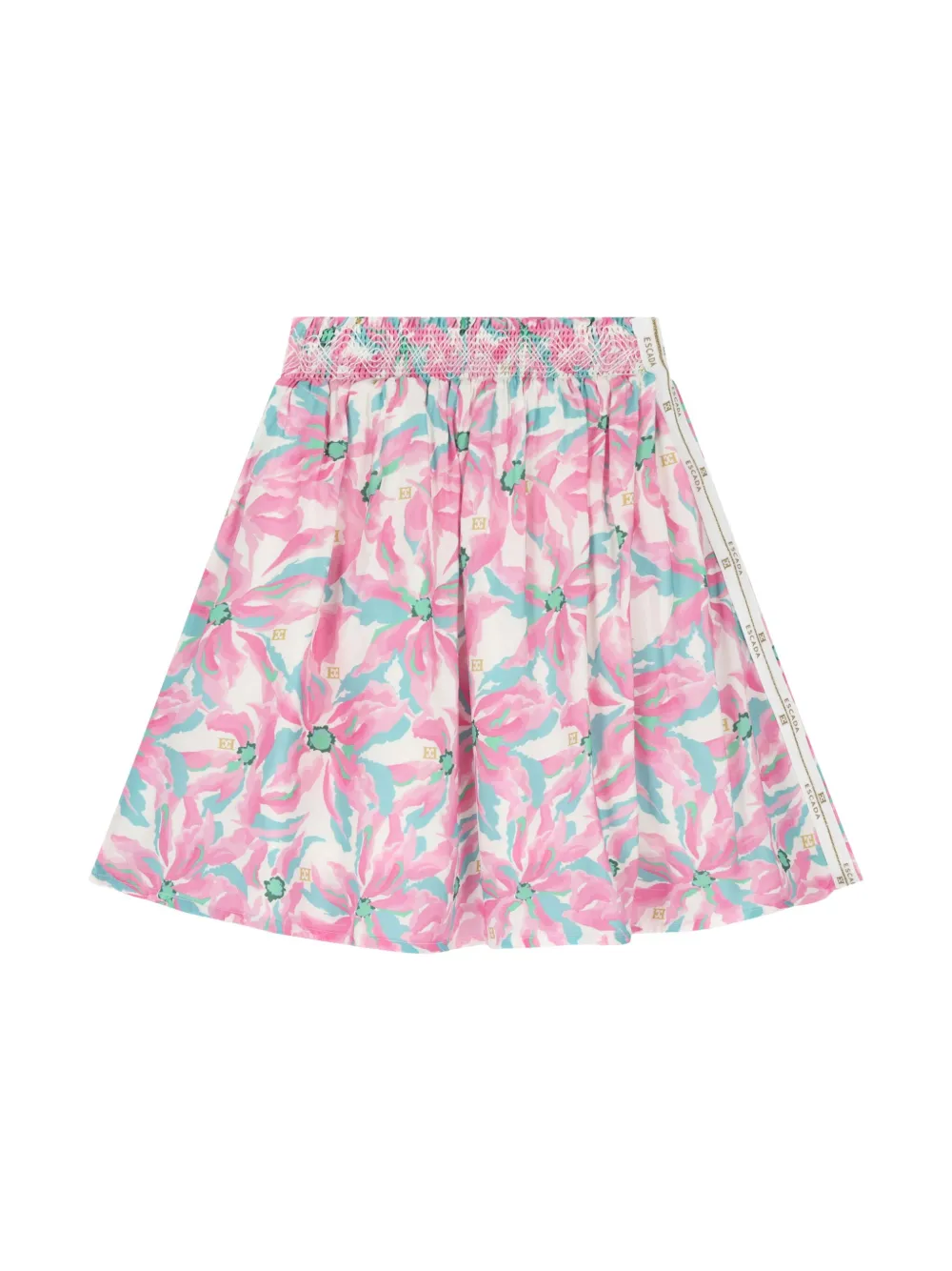

Юбка с цветочным принтом Escada Kids, розовый