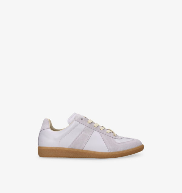

Реплика низких кожаных кроссовок Maison Margiela, цвет viola