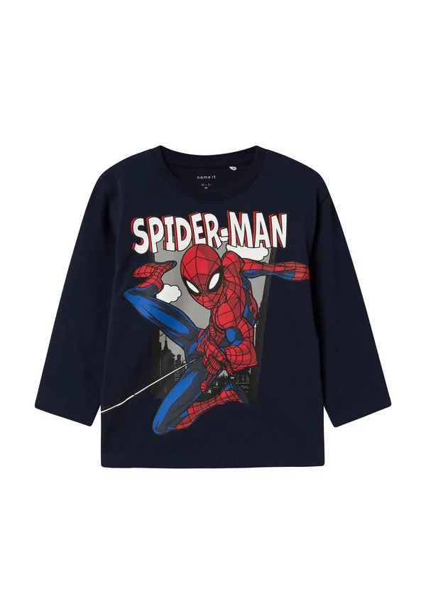 Футболка с длинными рукавами nmmjuice spider Name It, Navy Blazer — фото 2
