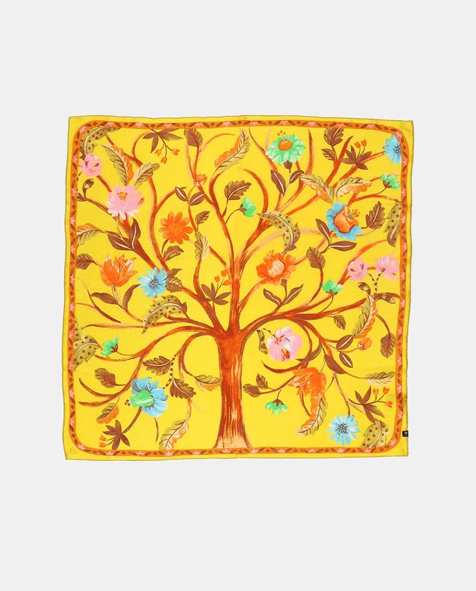 

Шелковый платок V.Fraas, желтый