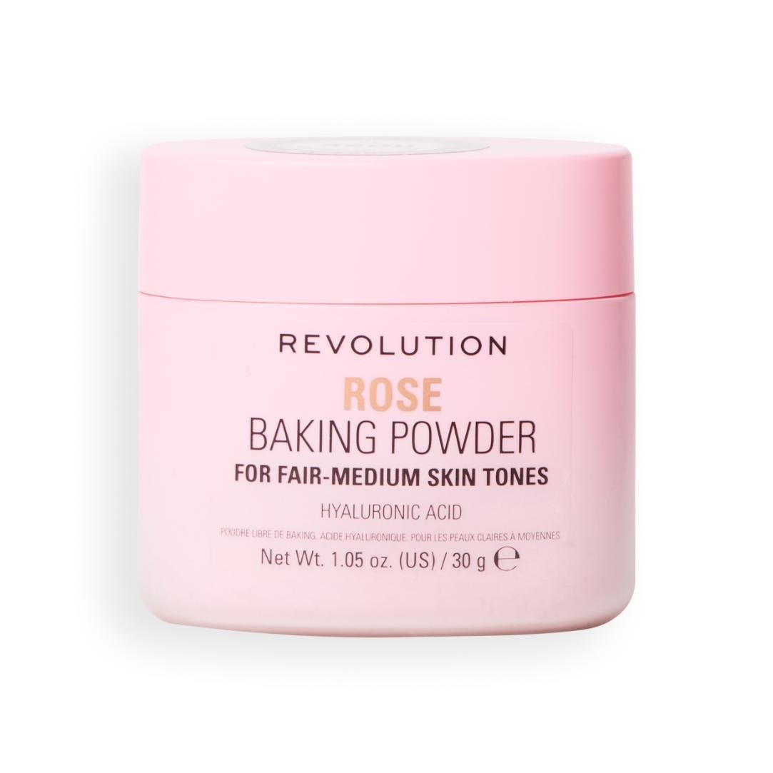 

Пудра для лица loose baking powder Revolution, rose, вес 30 гр.