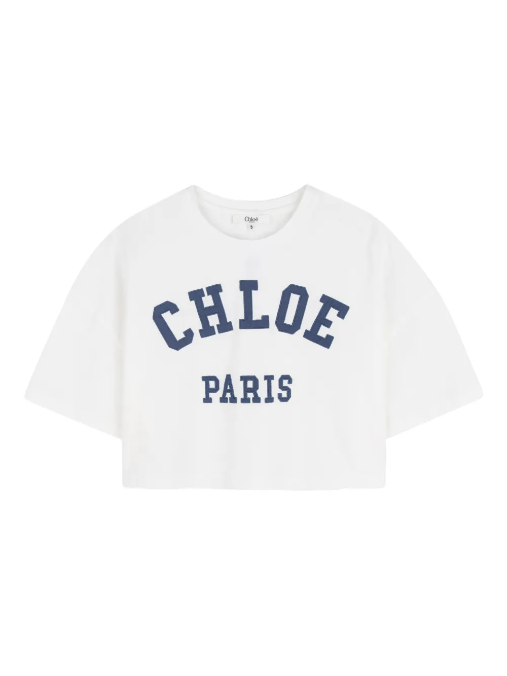 

Футболка с аппликацией Chloé Kids, белый