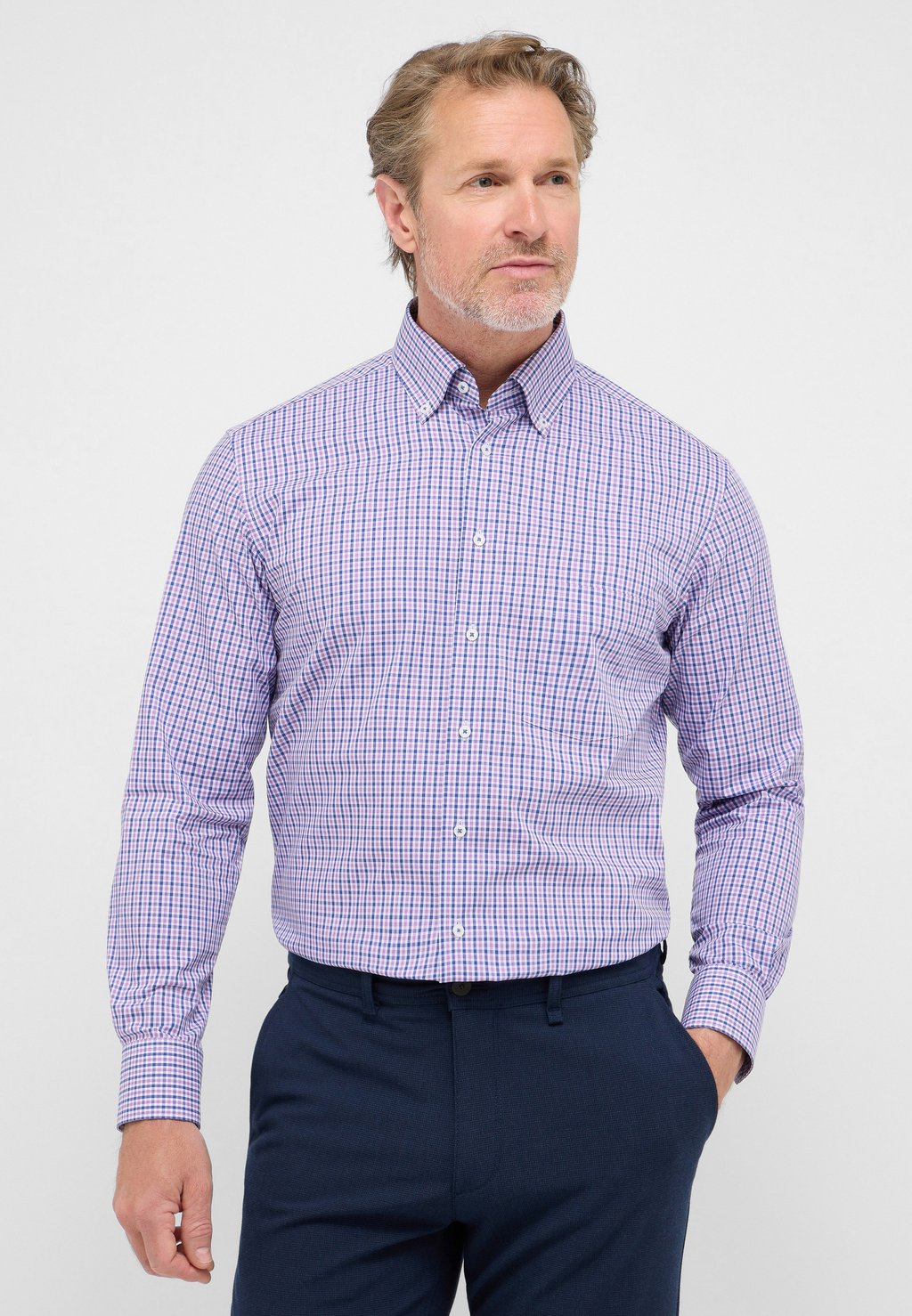 

Рубашка KARO MODERN FIT Eterna, цвет Lavender