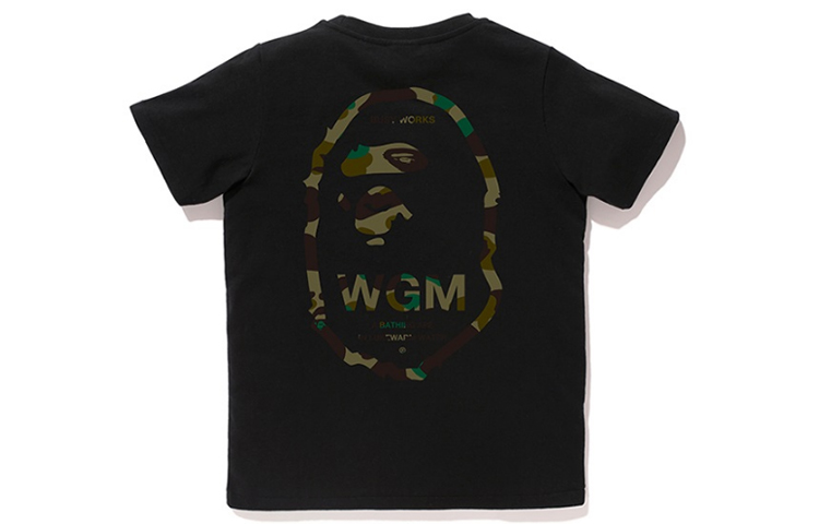 

Футболка Head Series для женщин A BATHING APE, черный