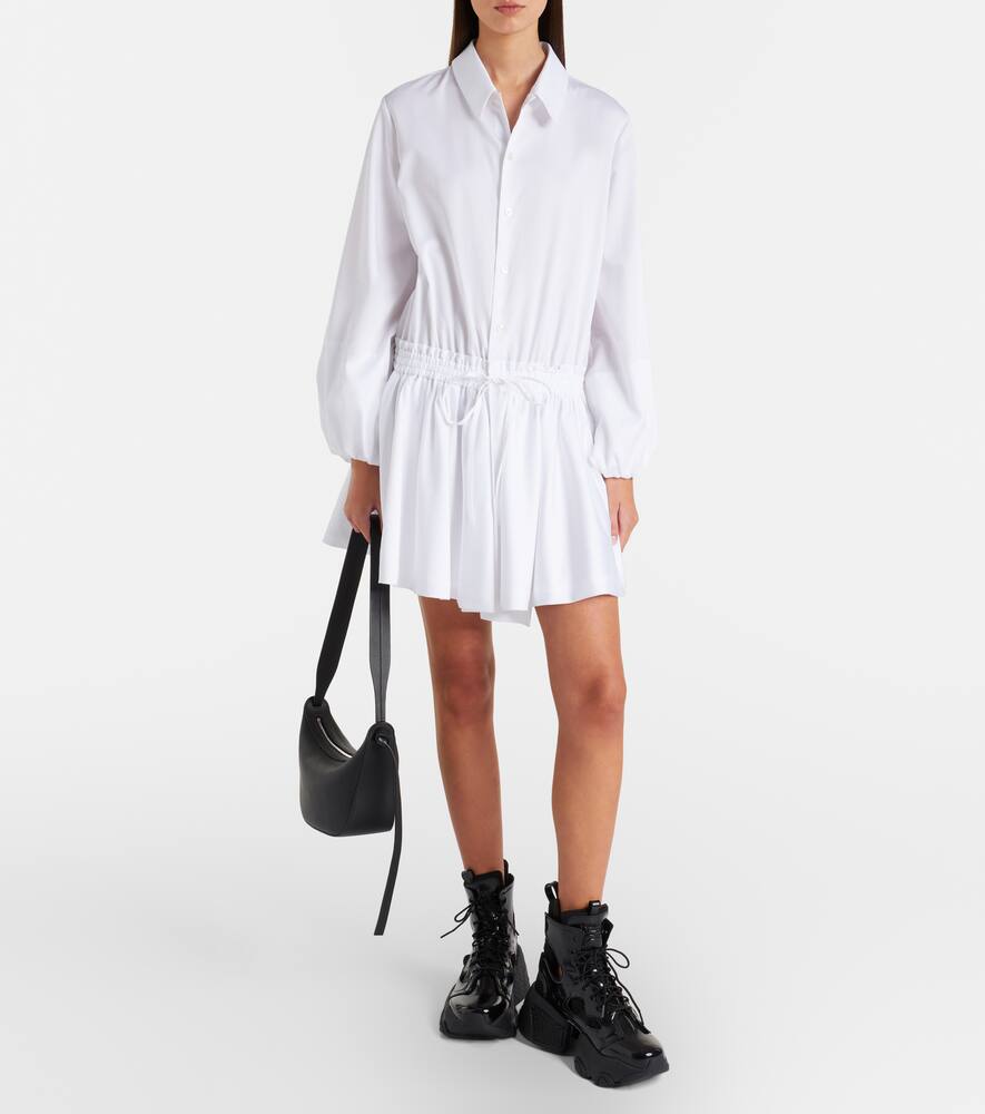 Высокие ботинки на платформе с шнуровкой и вырезом Noir Kei Ninomiya, Black — фото 3