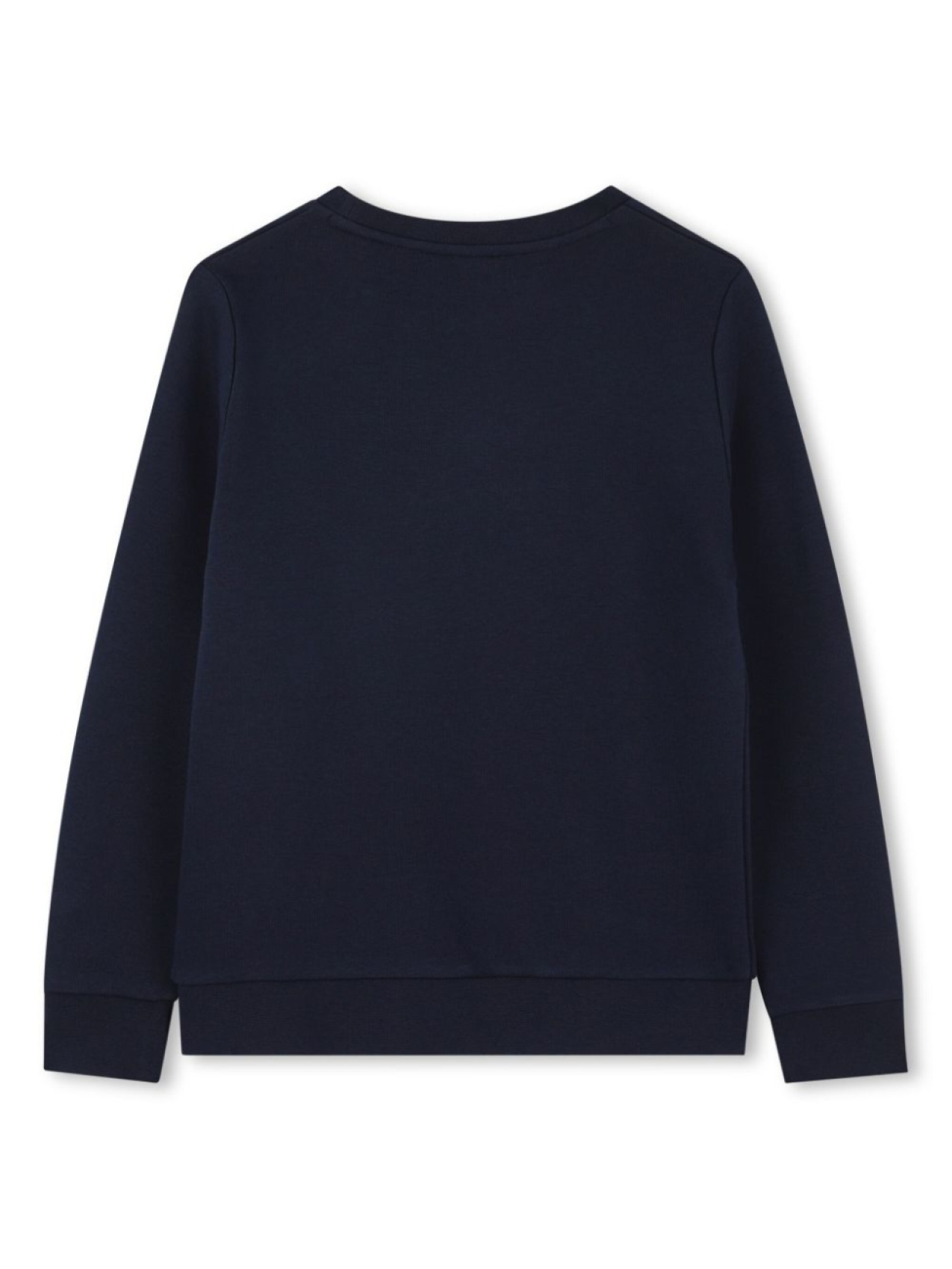 BOSS Kidswear толстовка с тисненым логотипом, синий — фото 2