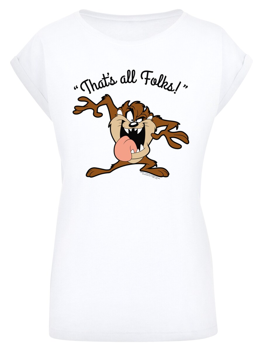 

Рубашка F4NT4STIC Looney Tunes Taz Thats All Folks, белый