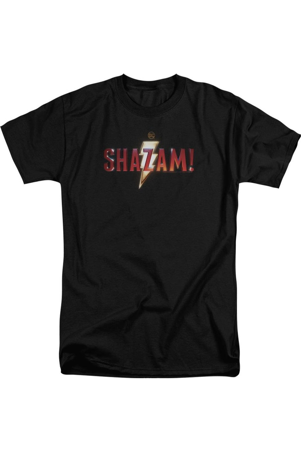 

Футболка с коротким рукавом и логотипом Shazam Movie Shazam для взрослых, черный