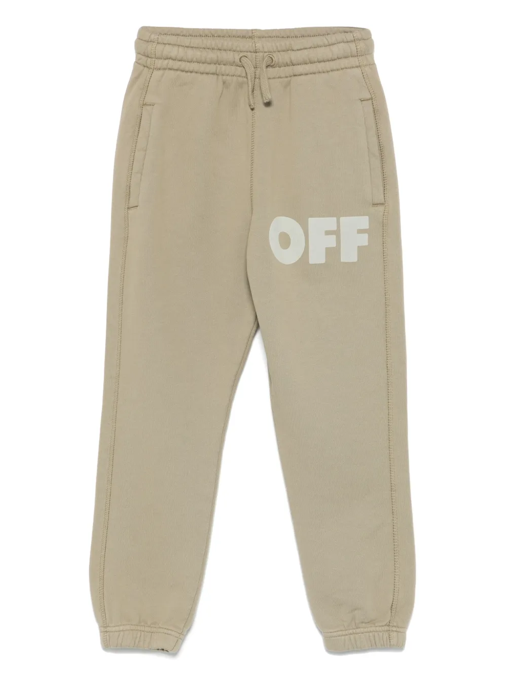 

Спортивные брюки с логотипом OFF-WHITE KIDS, зеленый