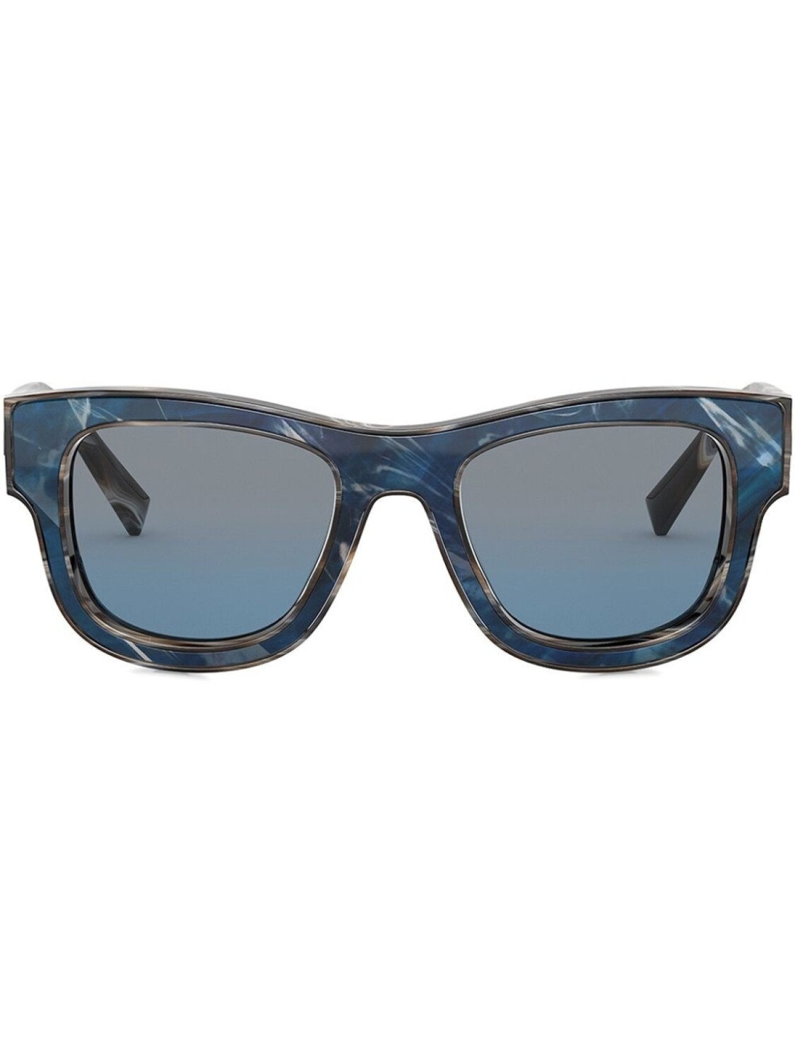 

Dolce & Gabbana Eyewear солнцезащитные очки Domenico в прямоугольной оправе, синий