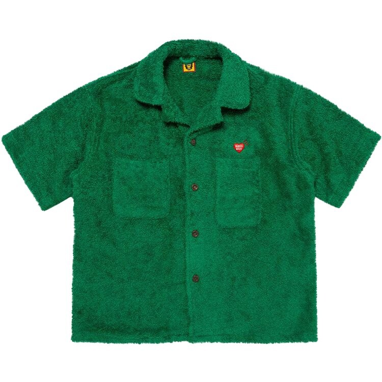 

Рубашка Human Made Pile Aloha Shirt, зеленый