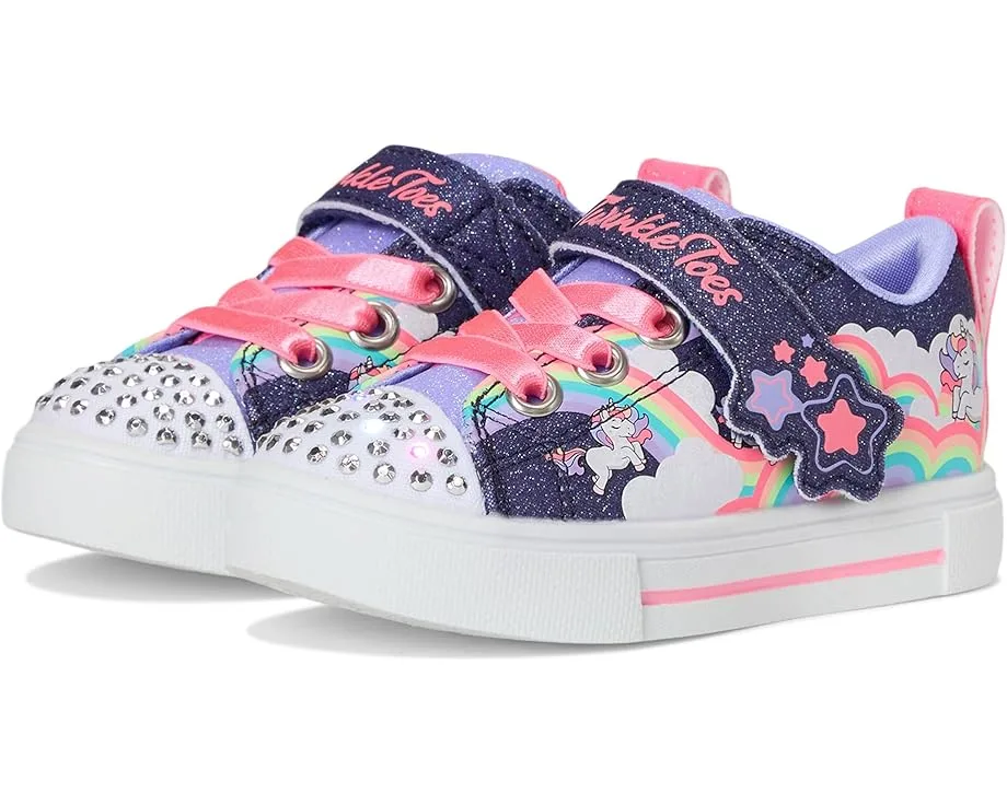 Кроссовки SKECHERS KIDS Twinkle Sparks - Jumpin' Clouds 314809N (Toddler), Navy/Multi