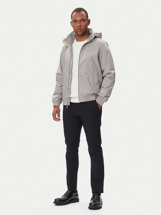 Демисезонная куртка relaxed fit LV04LC511G Calvin Klein, бежевый — фото 2