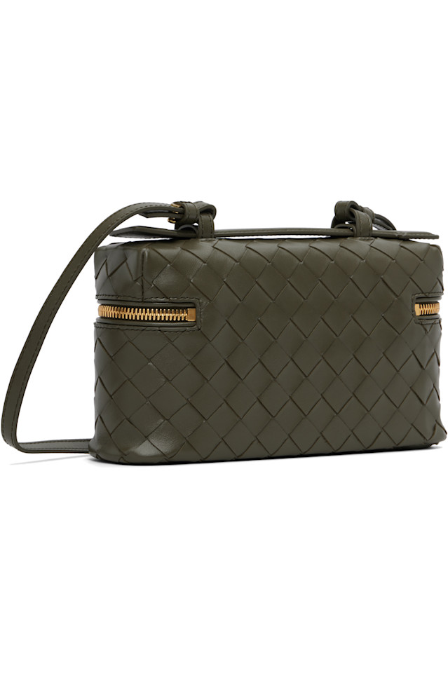 Bottega Veneta Сумка цвета хаки "банг-банг" — фото 3