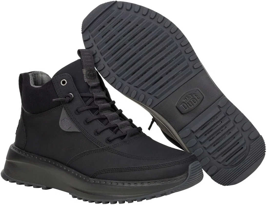 Кроссовки HEYDUDE Tahoe Classic Men's Fashion Shoes, Black — фото 4