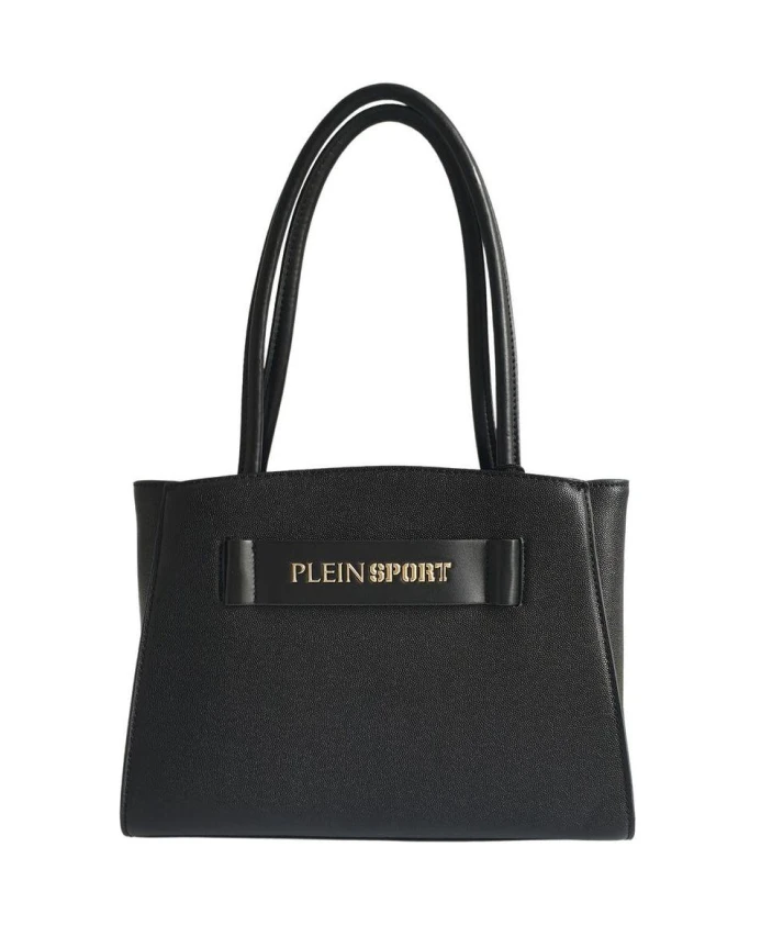 

Сумочка с логотипом тройное отделение Plein Sport, черный