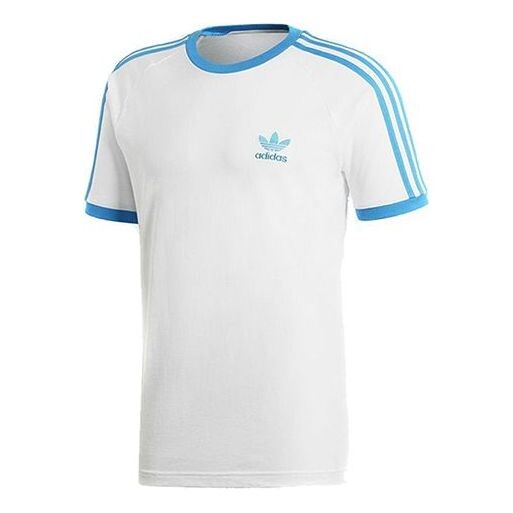 

Футболка originals contrasting colors blue short sleeve white Adidas, белый