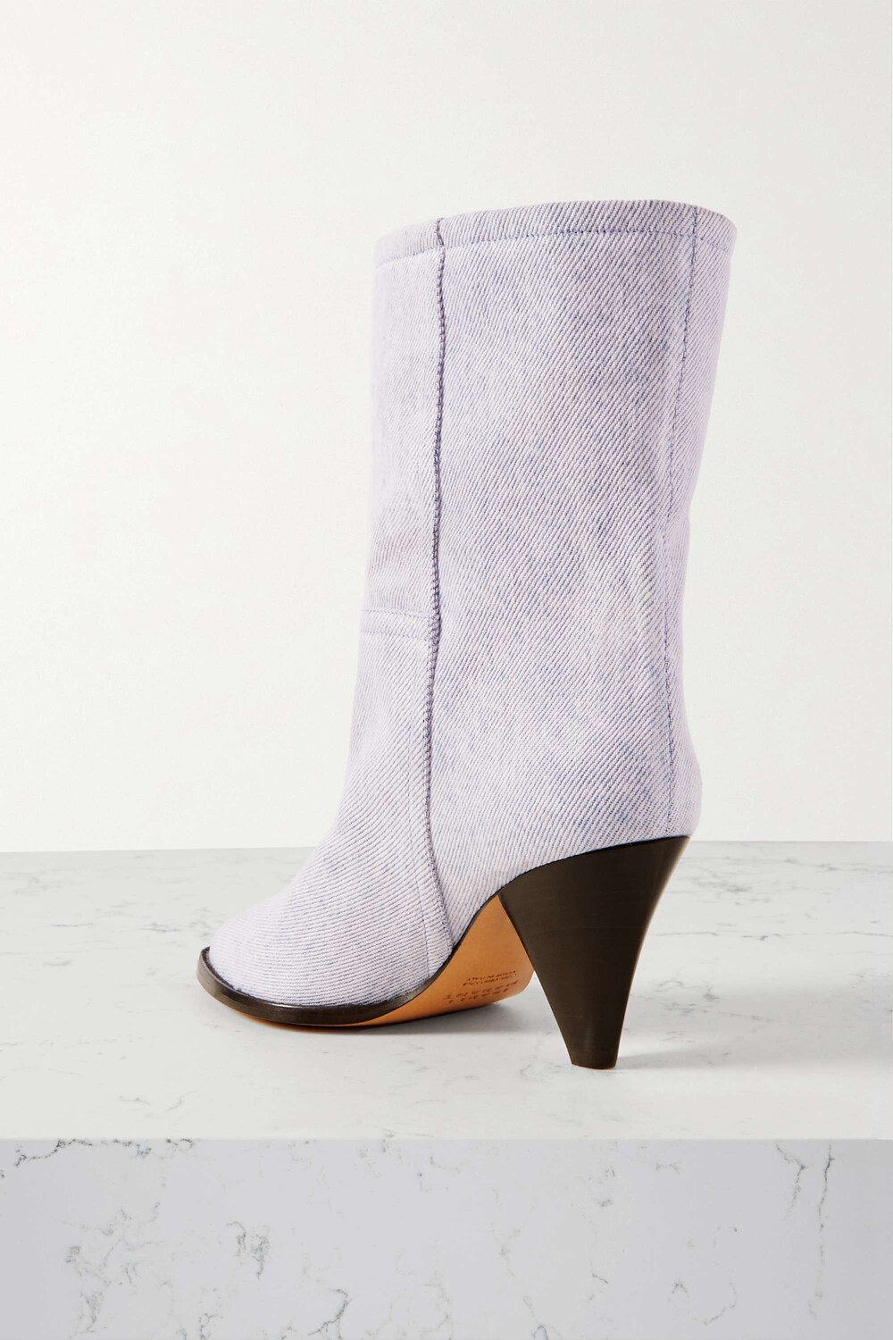 ISABEL MARANT джинсовые ботильоны Rouxa, сиреневый