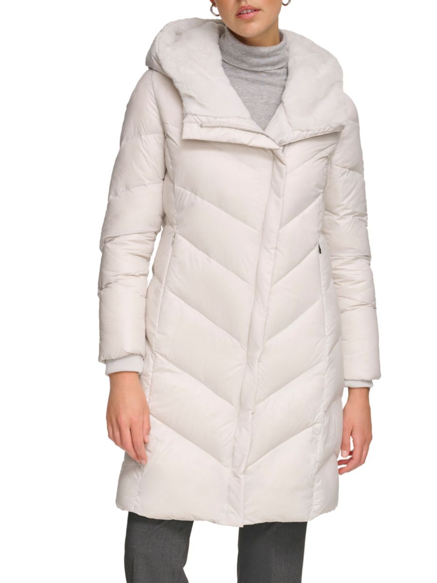 

Пуховик с капюшоном и подкладкой из искусственного меха Calvin Klein, цвет Dove Grey, Серый, Пуховик с капюшоном и подкладкой из искусственного меха Calvin Klein, цвет Dove Grey