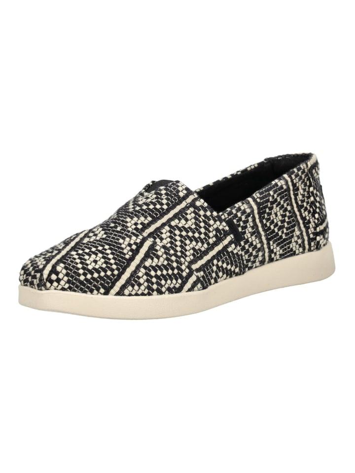 Тапочки TOMS, черный/белый